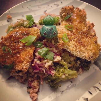 Goodfood - Bulbasaur and the Oven-'Fried' Chicken Thighs with Broccoli-Bulgar Salad & Spiced Honey Butter - Do-It-Yourself Food Near Me