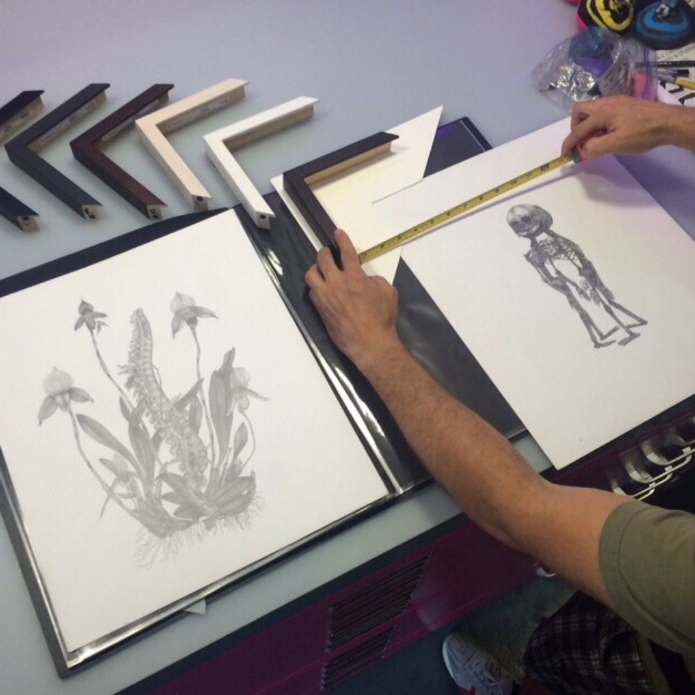 Frames and Stretchers - The heartfelt passionate founder, Erick, helping me with the process. Making it easy and fun! Great energy! - Framing Near Me - New York City, New York