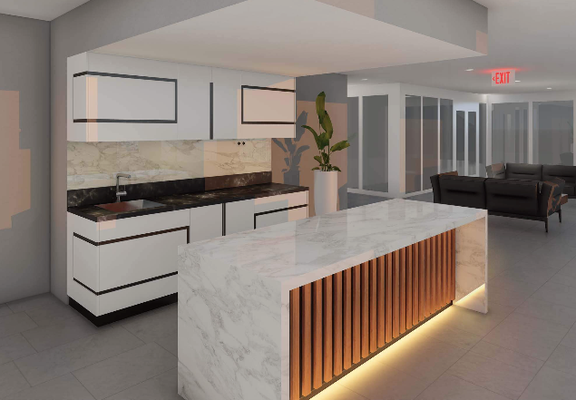 Pool renovation at The Sail Condo - Decoration project in "The Sail Condominium in Brikell Miami" Cabinets, Kitchens, Closets, Decorative Walls, Artificial Grass and decorations to decorate your residence or business, do not hesitate to contact us
—in Brickell.