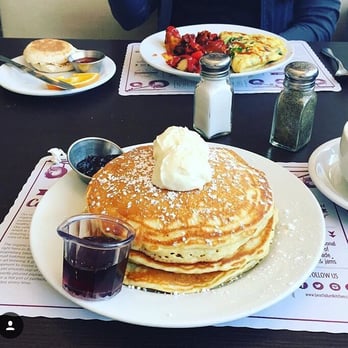 Beach Plum Kitchen - Lemon ricotta pancakes and omelette with breakfast potatoes - New American Near Me - Carlsbad, California Beach Plum Kitchen - Lemon ricotta pancakes and omelette with breakfast potatoes - New American Near Me - Carlsbad, California