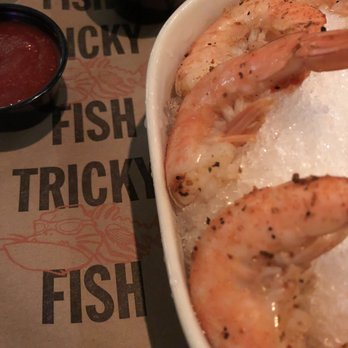 Tricky Fish - Peel and eat shrimp, served super cold! - Seafood Near Me - Richardson, Texas Tricky Fish - Peel and eat shrimp, served super cold! - Seafood Near Me - Richardson, Texas