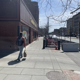 The outside patio is open!