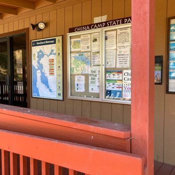 China Camp State Park - Ranger station with information posted outside. - Parks Near Me - San Rafael, California China Camp State Park - Ranger station with information posted outside. - Parks Near Me - San Rafael, California