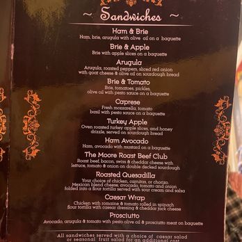 Moore Coffee Shop - Sandwich menu - Coffee & Tea Near Me - Seattle, Washington