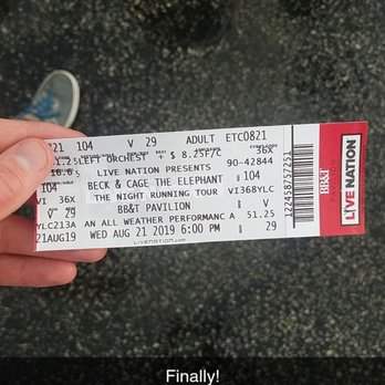 BB&T Pavilion - The reason I was there (Beck and Cage the Elephant) - Stadiums & Arenas Near Me - Camden, New Jersey