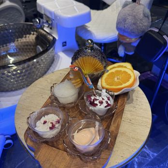 Zara Nail Bar - Hawaiian pedicure set up, love! - Nail Salons Near Me - Tempe, Arizona