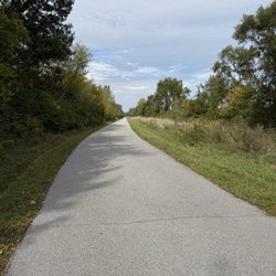 Erie Lackawanna Trail - Wide trails to accommodate traffic both ways