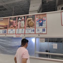 Costco - The food court is closed for renovations.