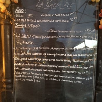 La Piazza Cafe - The daily specials menu - Italian Near Me - Palm Coast, Florida La Piazza Cafe - The daily specials menu - Italian Near Me - Palm Coast, Florida