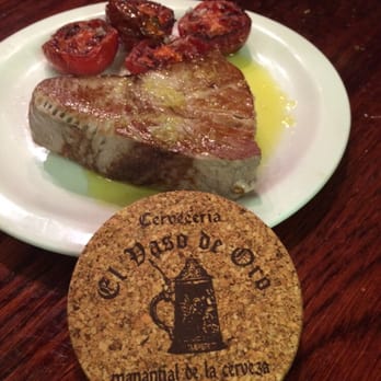 El Vaso de Oro - Atun con tomate - Tapas Bars Near Me - Barcelona, B