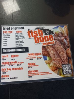 Menu photo 5 Fishbone Seafood Ontario, CA