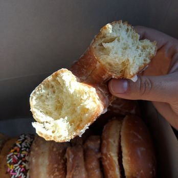 Manley Donuts - Look at the air bubbles and fluffiness. Fantastic! - Donuts Near Me - San Jose, California