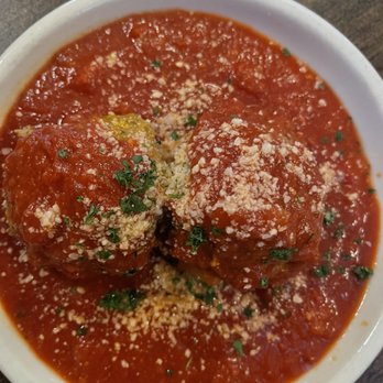 Sainato's at Rivergate - Meatballs with Melted Provolone Cheese - Pizza Near Me - Cleveland, Ohio Sainato's at Rivergate - Meatballs with Melted Provolone Cheese - Pizza Near Me - Cleveland, Ohio
