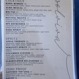 Menu Menu