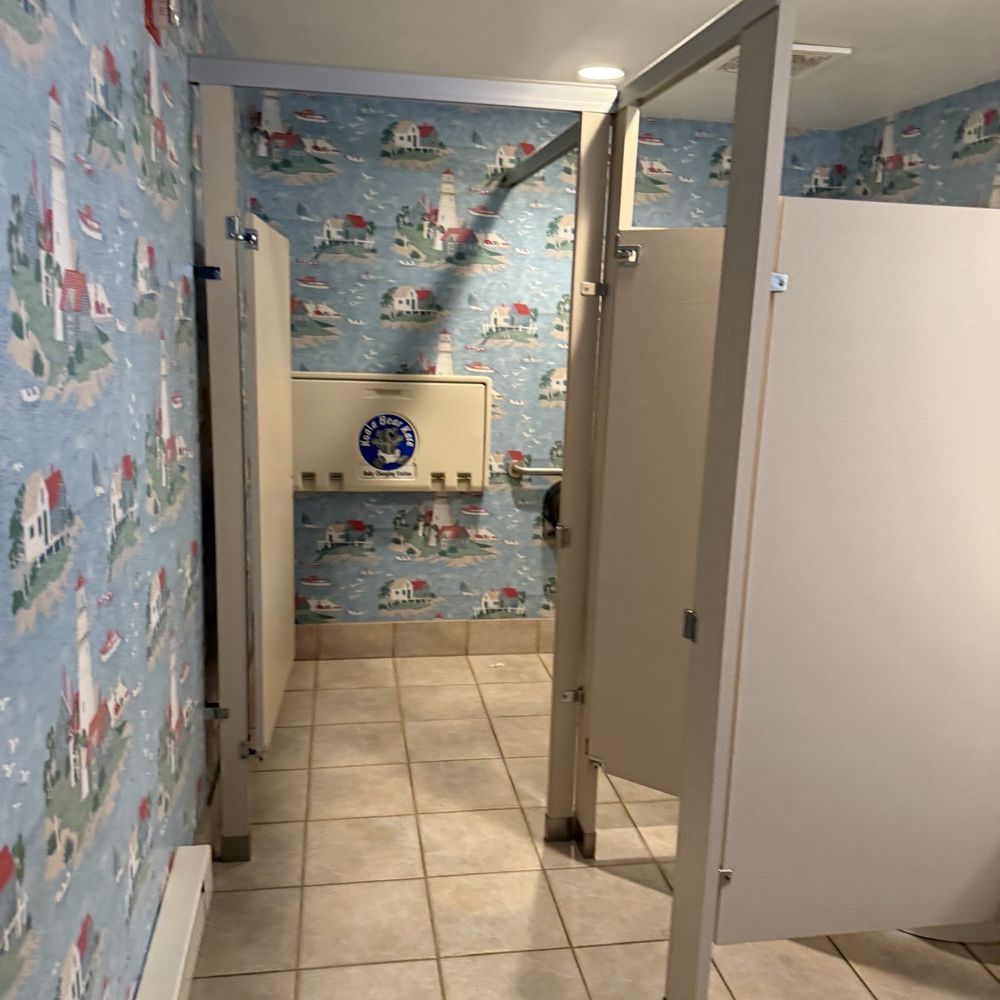 Old Post Office Restaurant - Woman's bathroom - Seafood Near Me - Ephraim, Wisconsin Old Post Office Restaurant - Woman's bathroom - Seafood Near Me - Ephraim, Wisconsin