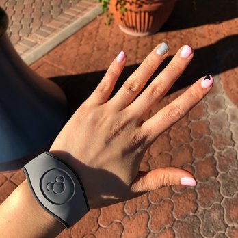 Sunny Nails - Basic Manicure with a simple Mickey design for Disney! - Nail Salons Near Me - Des Plaines, Illinois Sunny Nails - Basic Manicure with a simple Mickey design for Disney! - Nail Salons Near Me - Des Plaines, Illinois