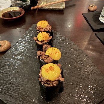 Ume Sushi - Wagyu tartare aburi - Japanese Near Me - Houston, Texas Ume Sushi - Wagyu tartare aburi - Japanese Near Me - Houston, Texas