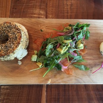 Soco Thornton Park - Salmon and everything "bagel" biscuit - Southern Near Me - Orlando, Florida