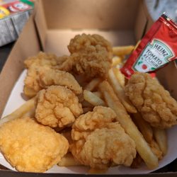 Georgie's Cook House - Chicken Nuggets and fries.