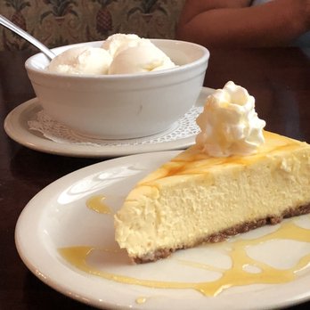 Murphy's Bar & Grill - Lilikoi cheesecake by Mary w a side of sorbet. - Irish Pub Near Me - Honolulu, Hawaii