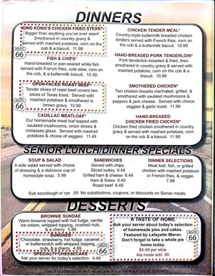Menu photo 8 Route 66 Diner Saint Robert, MO Menu photo 8 Route 66 Diner Saint Robert, MO