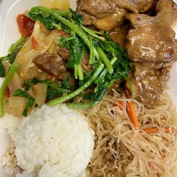 Mama Lucy's Kitchen - Chicken Adobo with Pork Squash and Pancit! - Filipino Near Me - Lihue, Hawaii Mama Lucy's Kitchen - Chicken Adobo with Pork Squash and Pancit! - Filipino Near Me - Lihue, Hawaii