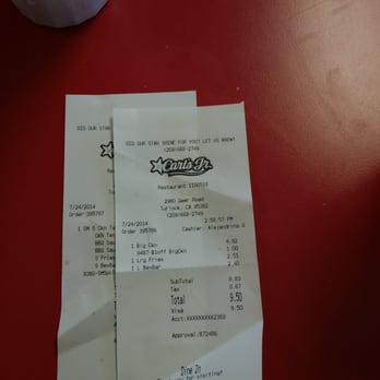Carl's Jr - Just overpriced for a "freshbaked bun "that was old and nasty - Fast Food Near Me - Turlock, California Carl's Jr - Just overpriced for a "freshbaked bun "that was old and nasty - Fast Food Near Me - Turlock, California