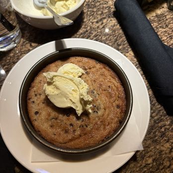 BJ's Restaurant & Brewhouse - Gluten-Free Chocolate Chip Pizookie - American Near Me - Oklahoma City, Oklahoma BJ's Restaurant & Brewhouse - Gluten-Free Chocolate Chip Pizookie - American Near Me - Oklahoma City, Oklahoma