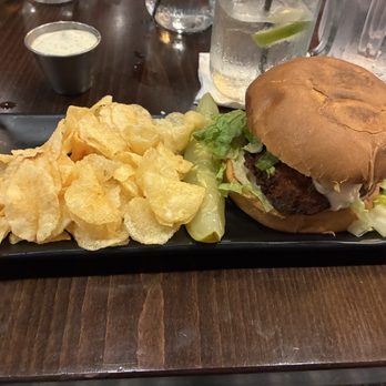 Waffles & Shine - Dillinger- Chicken sandwich marinated in pickle brine. - Speakeasies Near Me - Chambersburg, Pennsylvania