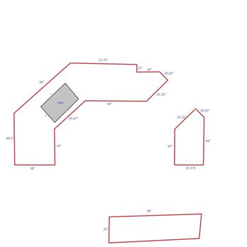 WS Granite Tops - Kitchen layout (my own diagram and measurements) - Building Supplies Near Me - Deerfield Beach, Florida WS Granite Tops - Kitchen layout (my own diagram and measurements) - Building Supplies Near Me - Deerfield Beach, Florida