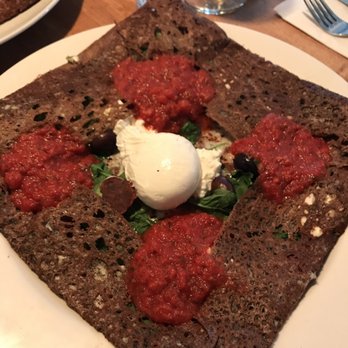 Le Billig - Poached egg, spinach, olive crepe - Creperies Near Me - Quebec City, Quebec Le Billig - Poached egg, spinach, olive crepe - Creperies Near Me - Quebec City, Quebec