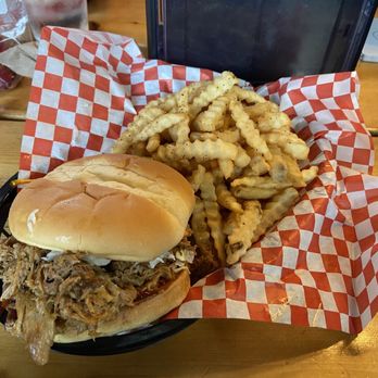 Ruby's Roadside Grill - Pulled pork sandwich and fries - Burgers Near Me - Seaside, Oregon Ruby's Roadside Grill - Pulled pork sandwich and fries - Burgers Near Me - Seaside, Oregon