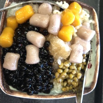 Meet Fresh - Icy taro bowl #1 - Desserts Near Me - Cerritos, California Meet Fresh - Icy taro bowl #1 - Desserts Near Me - Cerritos, California