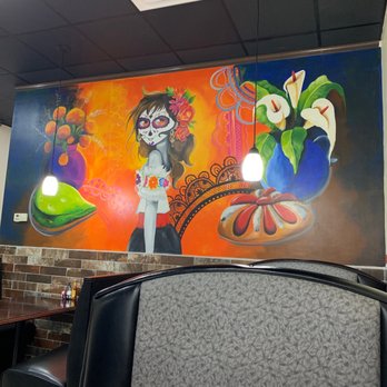 Morelia Mexican Restaurant - Mural on wall. - Mexican Near Me - Prince George, Virginia