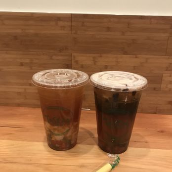Tastea - Tootea fruitea (left) & Bootea shaker (right) - Bubble Tea Near Me - Costa Mesa, California