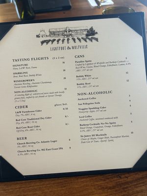 Menu photo 2 Lightfoot & Wolfville Wolfville, NS Menu photo 2 Lightfoot & Wolfville Wolfville, NS