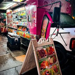 Skyway Halal Cart - Parked on 17th st