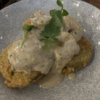 Virtue Restaurant - Fried Green Tomatoes & Shrimp - Southern Near Me - Chicago, Illinois Virtue Restaurant - Fried Green Tomatoes & Shrimp - Southern Near Me - Chicago, Illinois