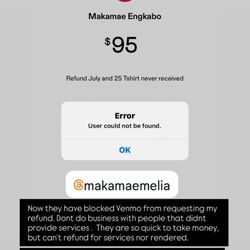 They blocked me from requesting my refund.