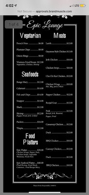 Menu photo 2 Epic Lounge S Ozone Park, NY