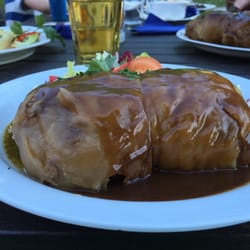XXL Kohlroulade optisch beeindruckend