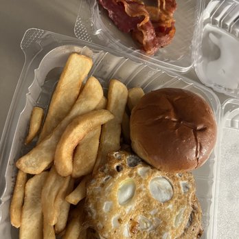 Jameson's Charhouse - Jameson 's Burger with a side of bacon - American Near Me - Skokie, Illinois Jameson's Charhouse - Jameson 's Burger with a side of bacon - American Near Me - Skokie, Illinois