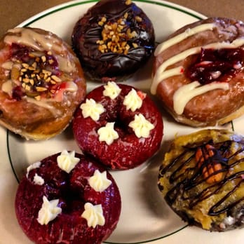 Mojo Donuts - Reese's (chocolate, peanut butter, peanuts), Guava & Cheese, German Chocolate, Red Velvet, Peanut Butter & Jelly - Donuts Near Me - Pembroke Pines, Florida Mojo Donuts - Reese's (chocolate, peanut butter, peanuts), Guava & Cheese, German Chocolate, Red Velvet, Peanut Butter & Jelly - Donuts Near Me - Pembroke Pines, Florida