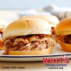 Whit's Frozen Custard - Norris Lake - Souther BBQ (Vinegar Based) Pulled Pork with Homemade Coleslaw