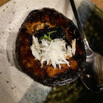 Osamil - Grilled Avocado w/ crabmeat - Korean Near Me - New York, New York Osamil - Grilled Avocado w/ crabmeat - Korean Near Me - New York, New York