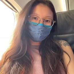 Before brows (pic of me literally on a plane to get my brows done by Ashli)