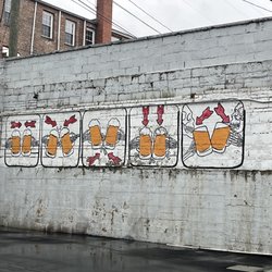 Bones and Brews Cheers Mural