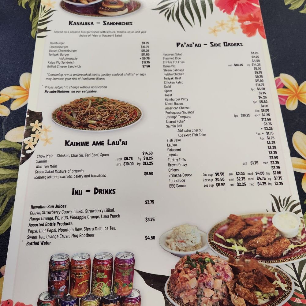 Menu Menu
