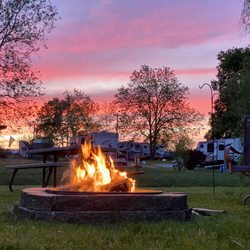 Happy Acres Campground - Sunsets and campfires.