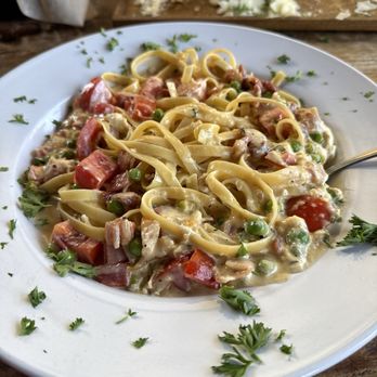 The Wing Space - Fettuccine carbonara - Burgers Near Me - Smyrna, Georgia The Wing Space - Fettuccine carbonara - Burgers Near Me - Smyrna, Georgia